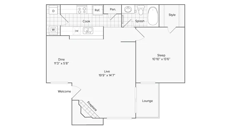 Floor plan Odessa