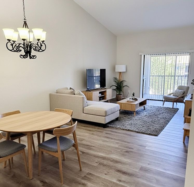 Virtually Staged - Living/Dining Room