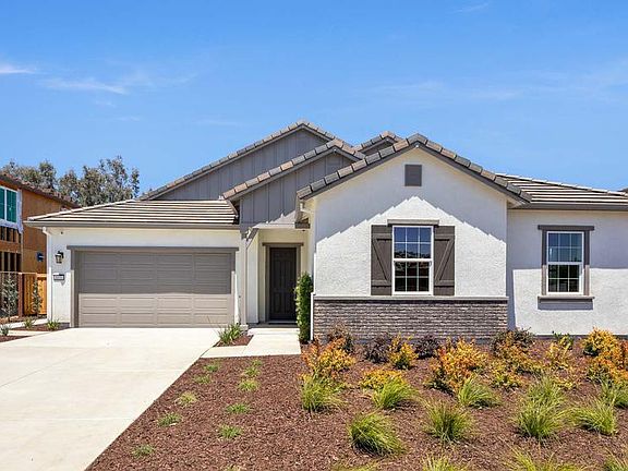 Residence 1 Model Home Elevation D - Farmhouse