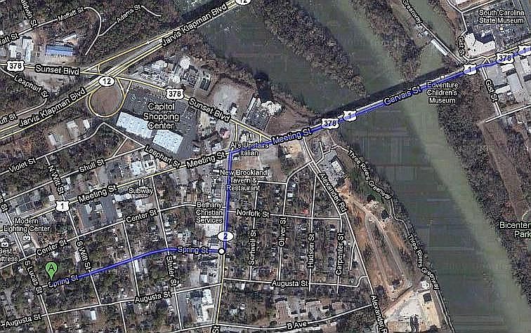 very close to Columbia