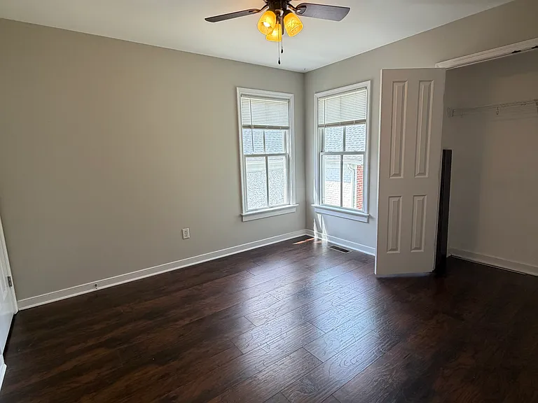 Bedroom 2 with dual closets