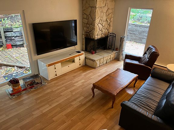 Living room facing east & south