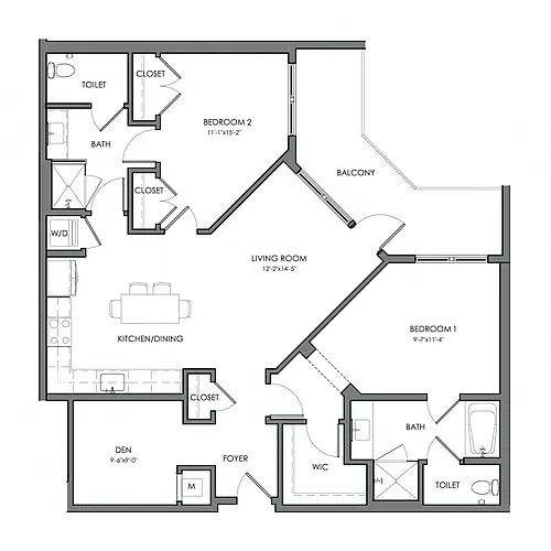 Floor plan Aspen BD5-Bd