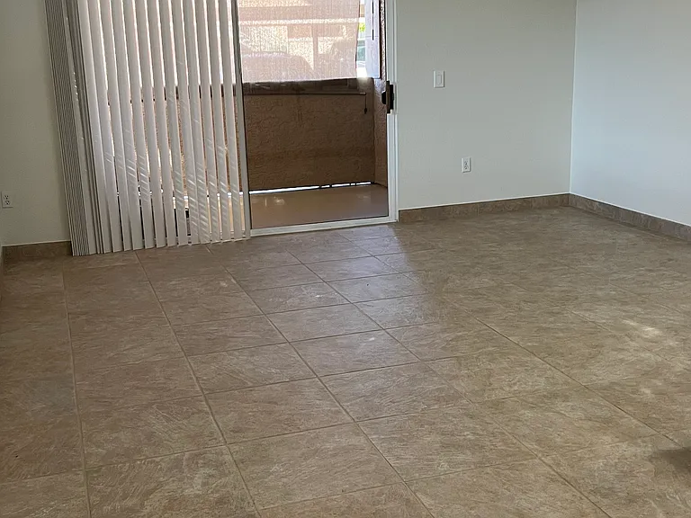 Outside patio off living room