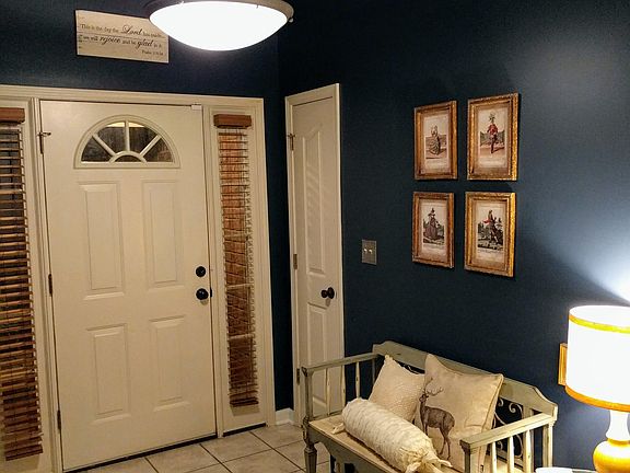 Interior view of front door