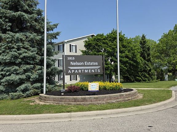 Property Sign with Flags