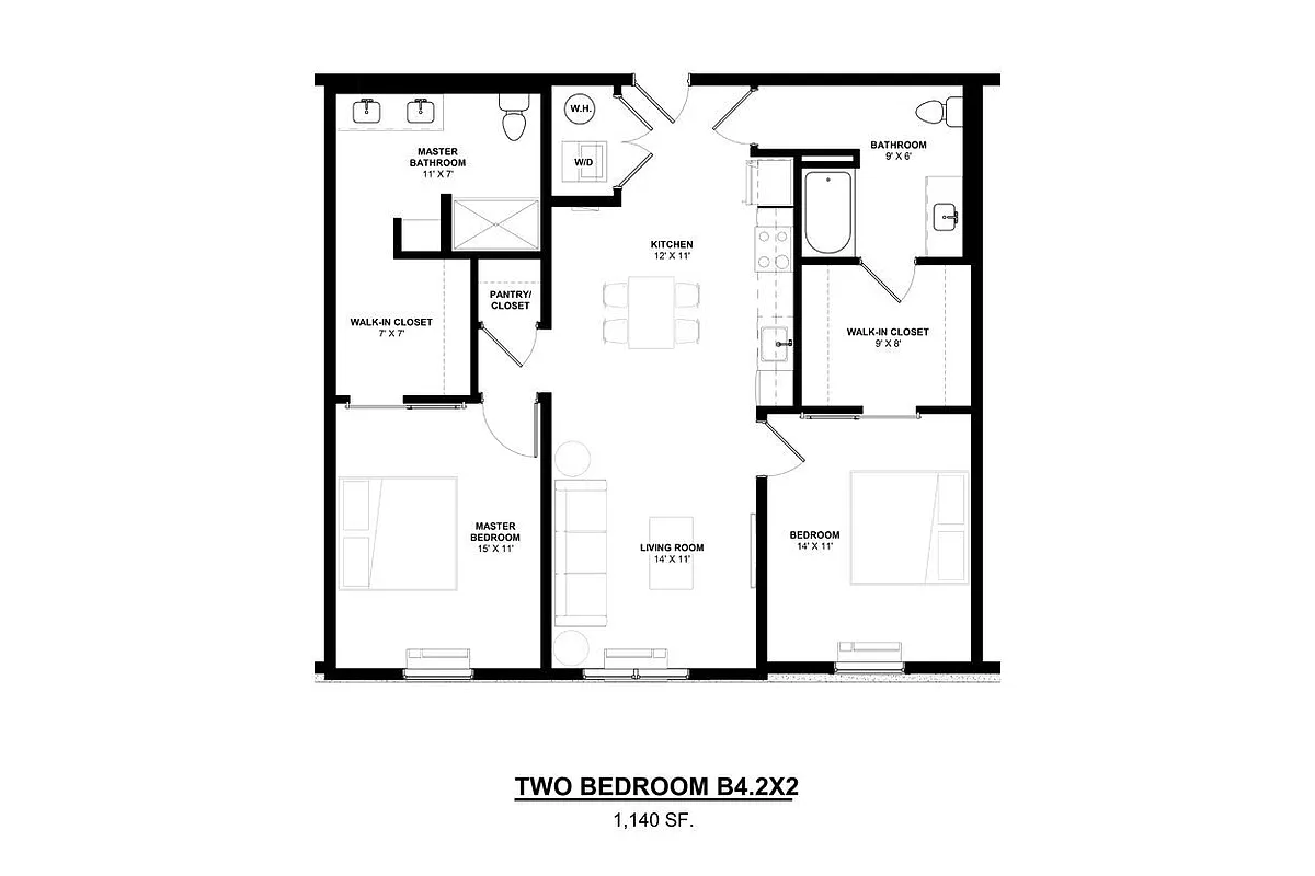 Floor plan B42X2