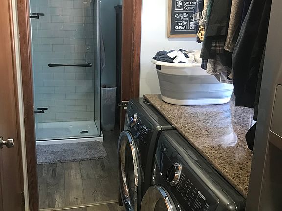 1st floor laundry in kitchen
