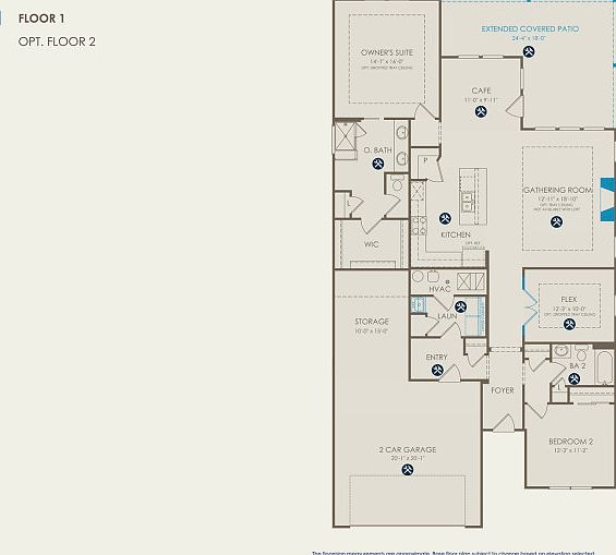 Mystique Floor Plan, Quick Move-in Home, Floor 1