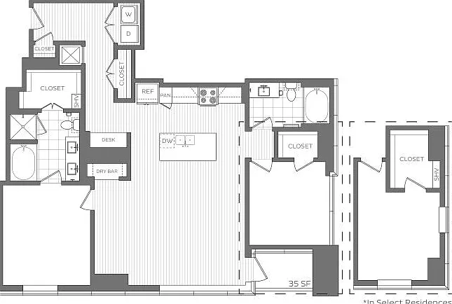 Q - 2 Bedroom / 2 Bath Q - 2 Bedroom / 2 Bath
