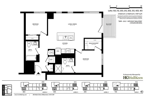 Floor plan Two Bedroom A2 - Coming Fall 2026