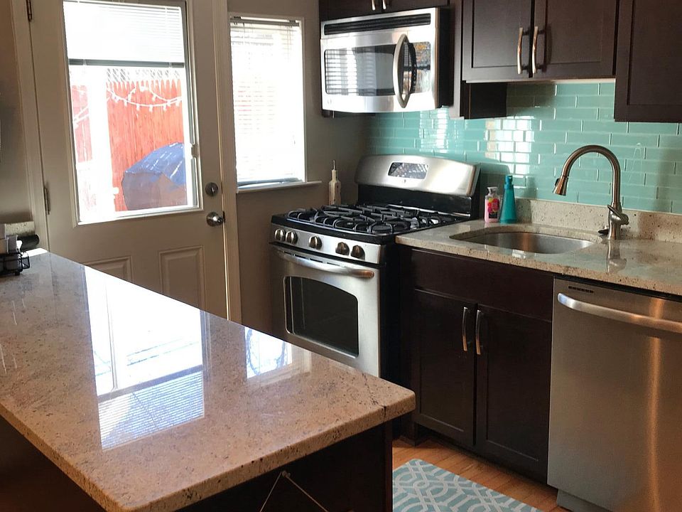 kitchen with patio door