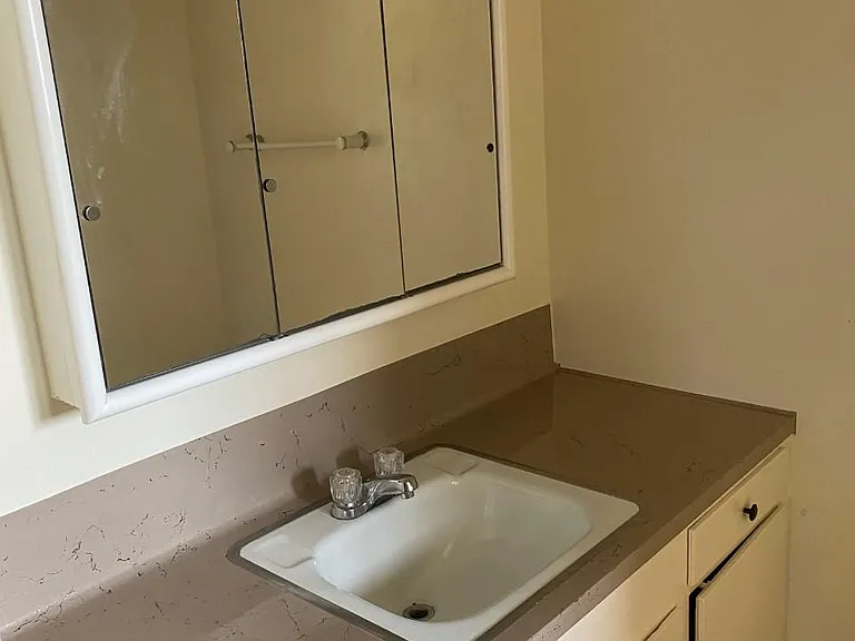 separate vanity from bath