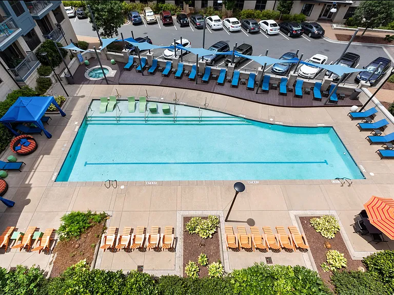 Bird's Eye View of the Pool