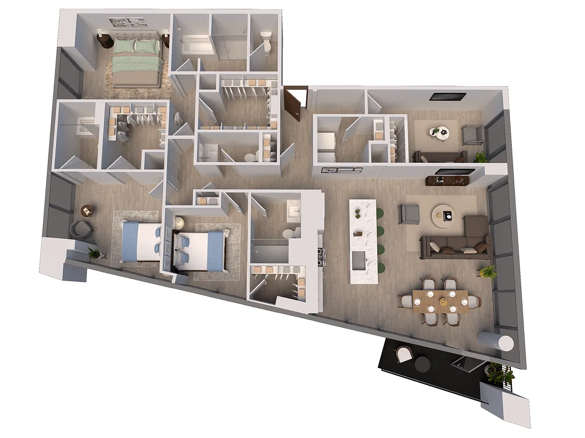 Floor plan C2C