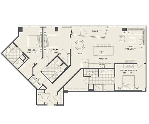 Floor plan C-1