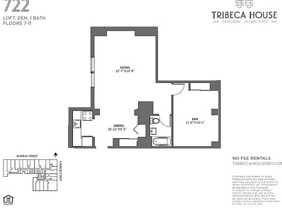 2nd image of 50 Murray St APT 922