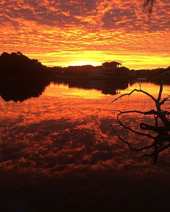 Sunset from the dock