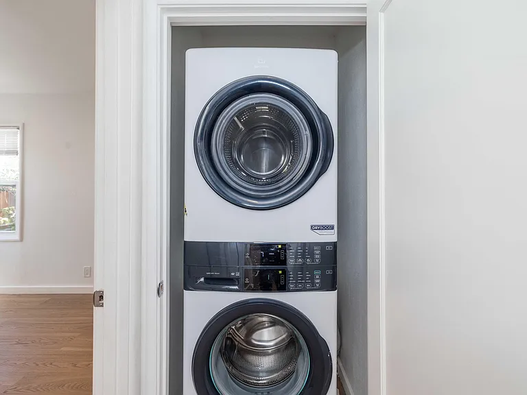 In-Unit Stacked Electrolux Washer/Dryer