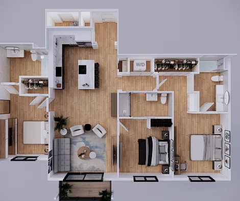 Floor plan The Redwood