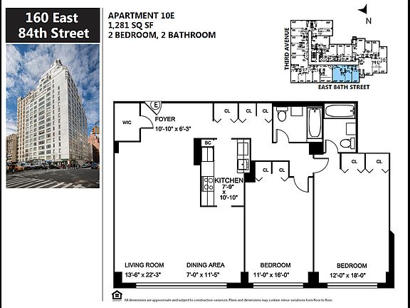 2nd image of 160 E 84th St APT 10E