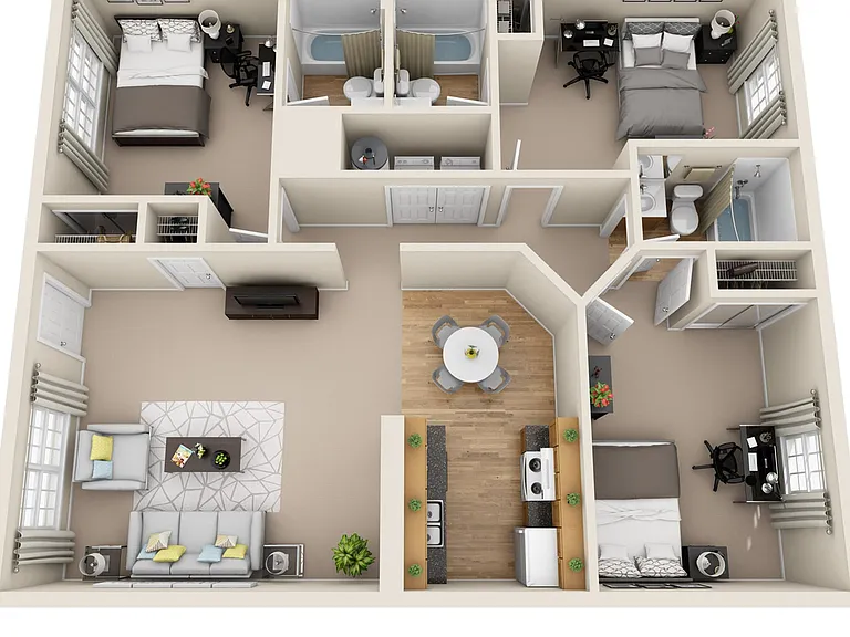 3-3 Flat 3-3 Flat