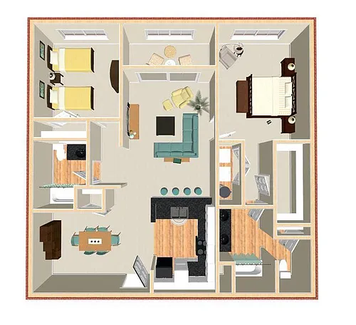 Floor plan B7