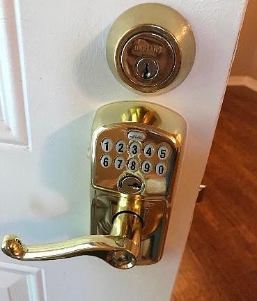 Security code entrance