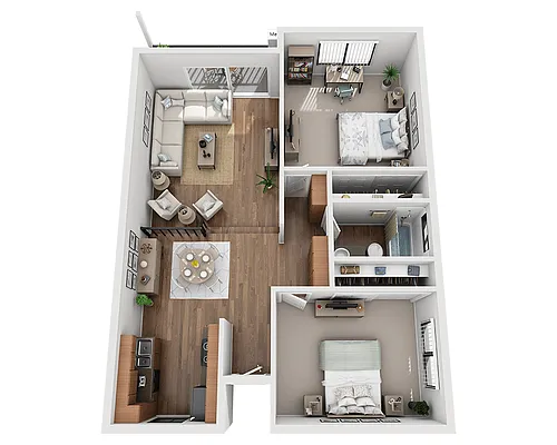 Floor plan 2 Bedroom
