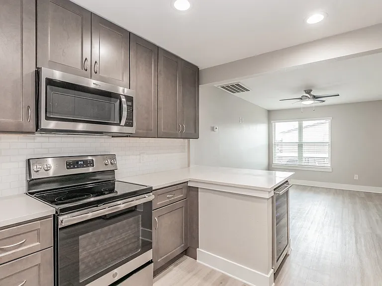 Perfect space for quick meals or morning coffee.