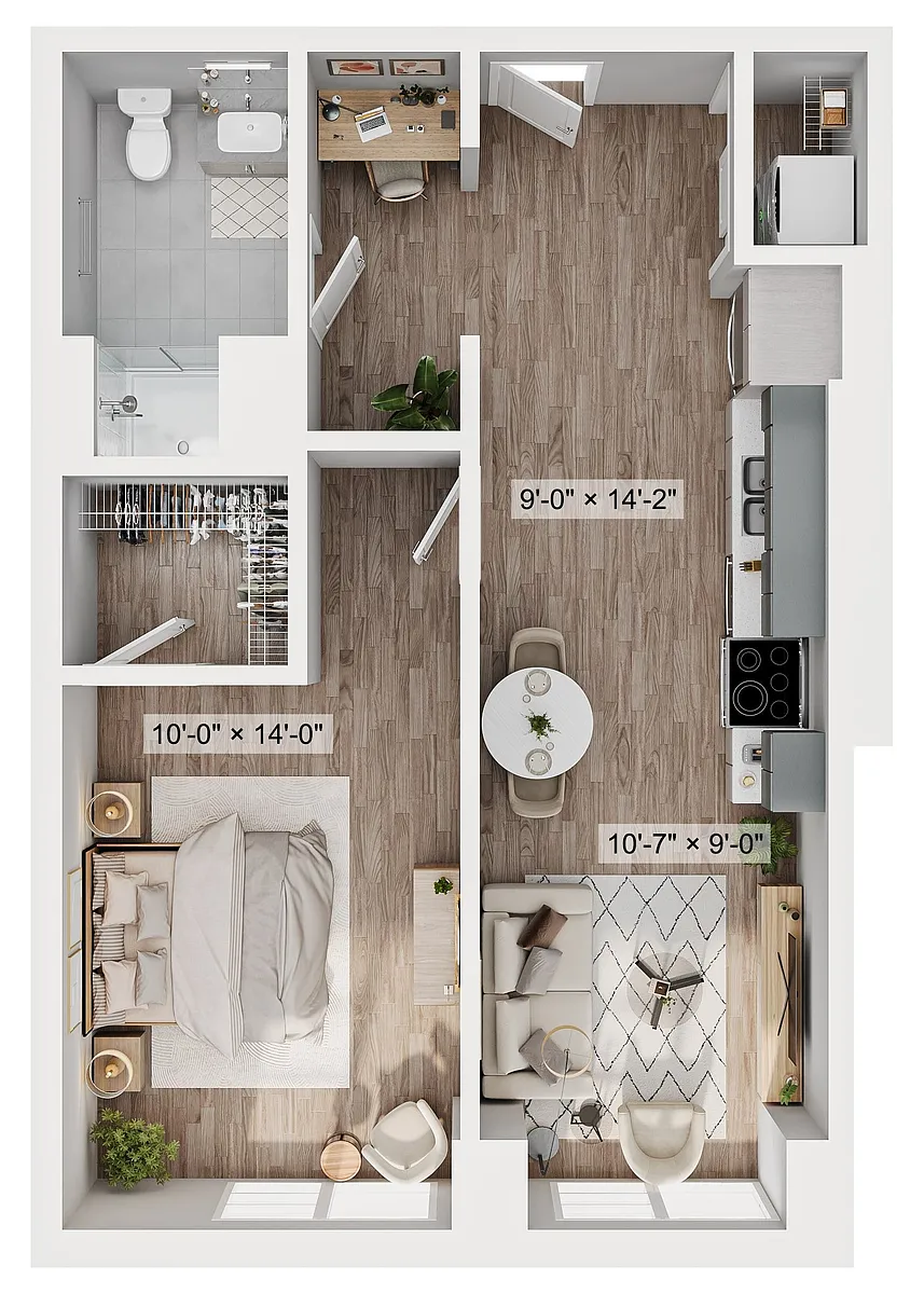 Floor plan A10