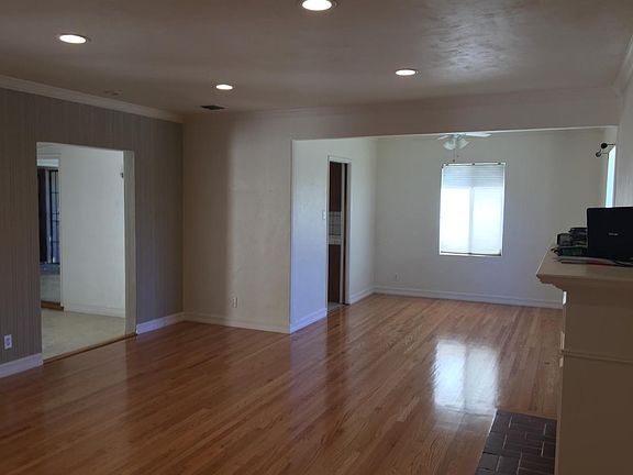 Living Room with Refinished Hardwood Floors