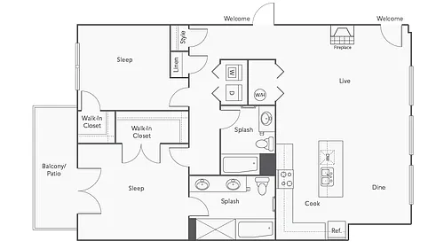 Floor plan C4