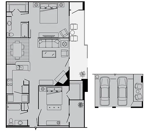 Floor plan E (TwnHm)