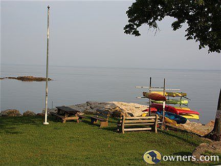 Private Beach with Kayak Racks