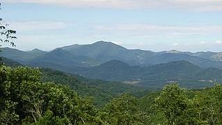 Mountain view from deck