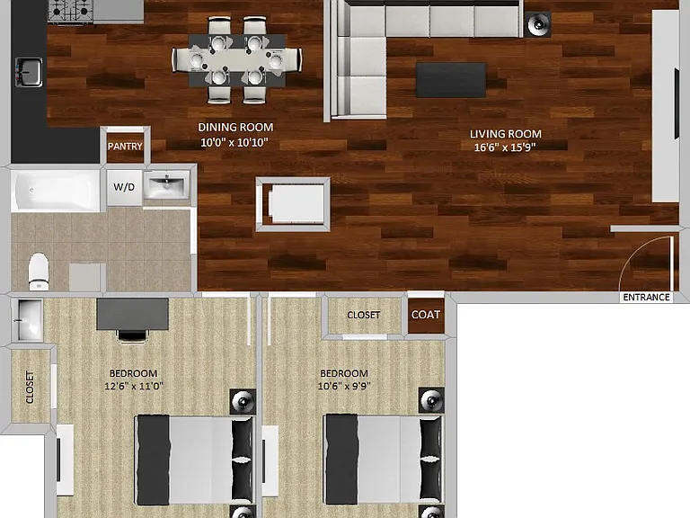 Washington Second Floor Floorplan