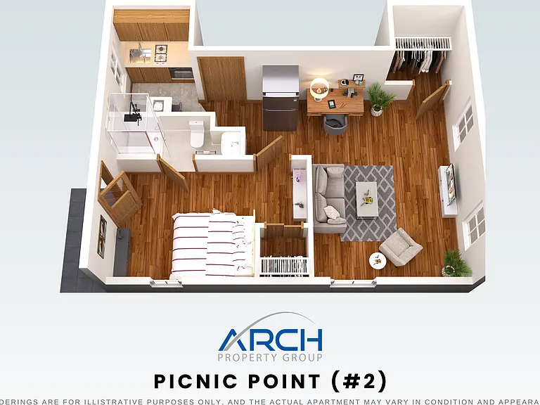Picnic Point 2 3D Floor Plan Picnic Point 2 3D Floor Plan