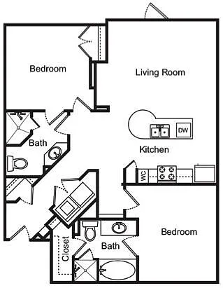 Floor plan B3