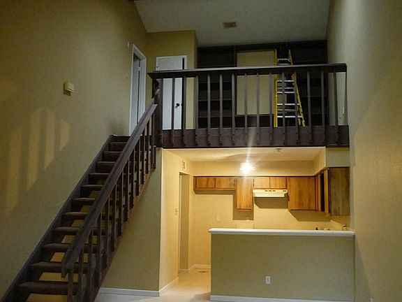 Second floor has large second bedroom, loft and sizable skylight overlooking the living room.