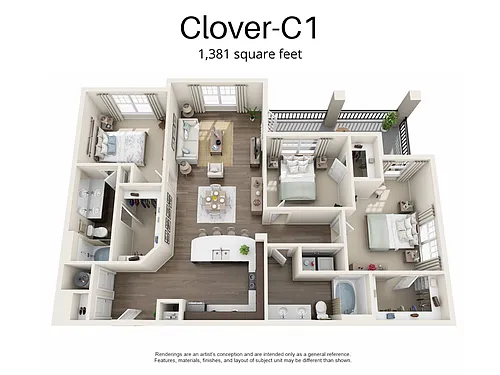 Floor plan Clover