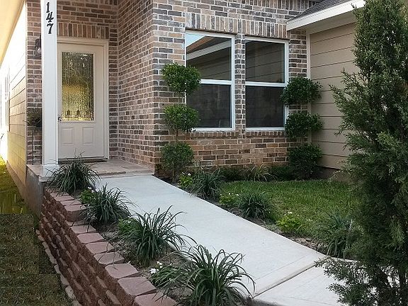 Travertine Stone Entry