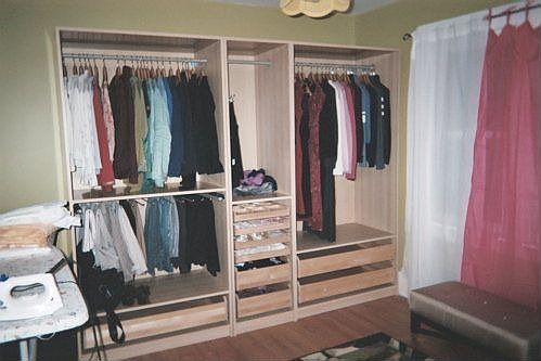 I can't take my closet system with me!