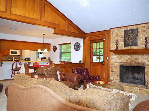 This gives you a picture of the complete living, dining & kitchen.  Great space for entertaining.