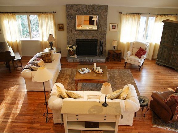 View from stair case