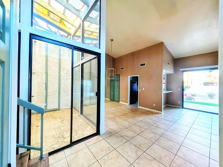 Lower level living space
