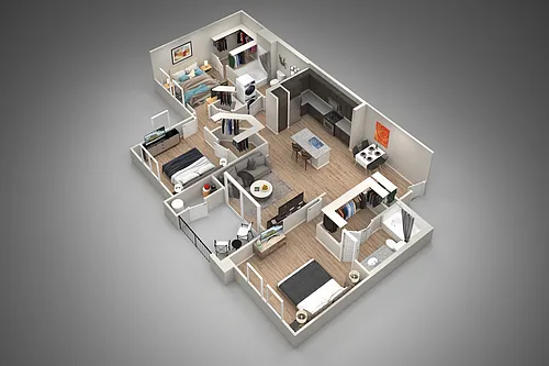 Floor plan C1-1