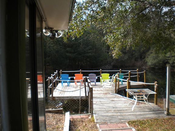 Backyard with Pond