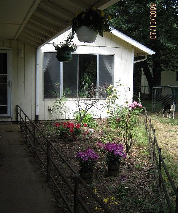 front of the house