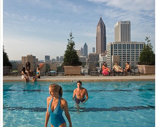 Shared pool on 11th floor